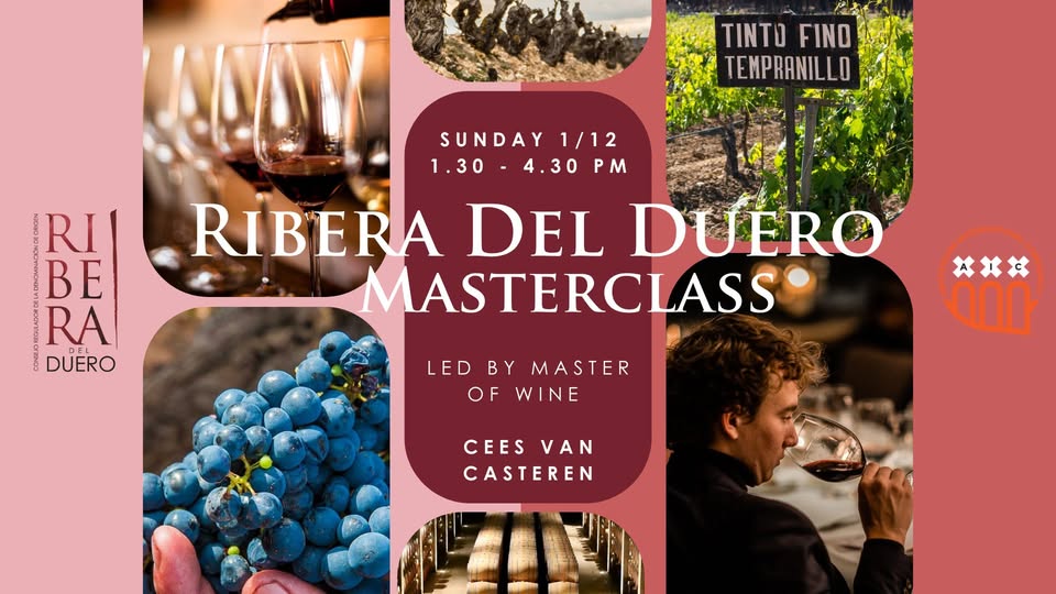 Ribera del Duero Masterclass by Master of Wine Cees van Casteren🍷😍