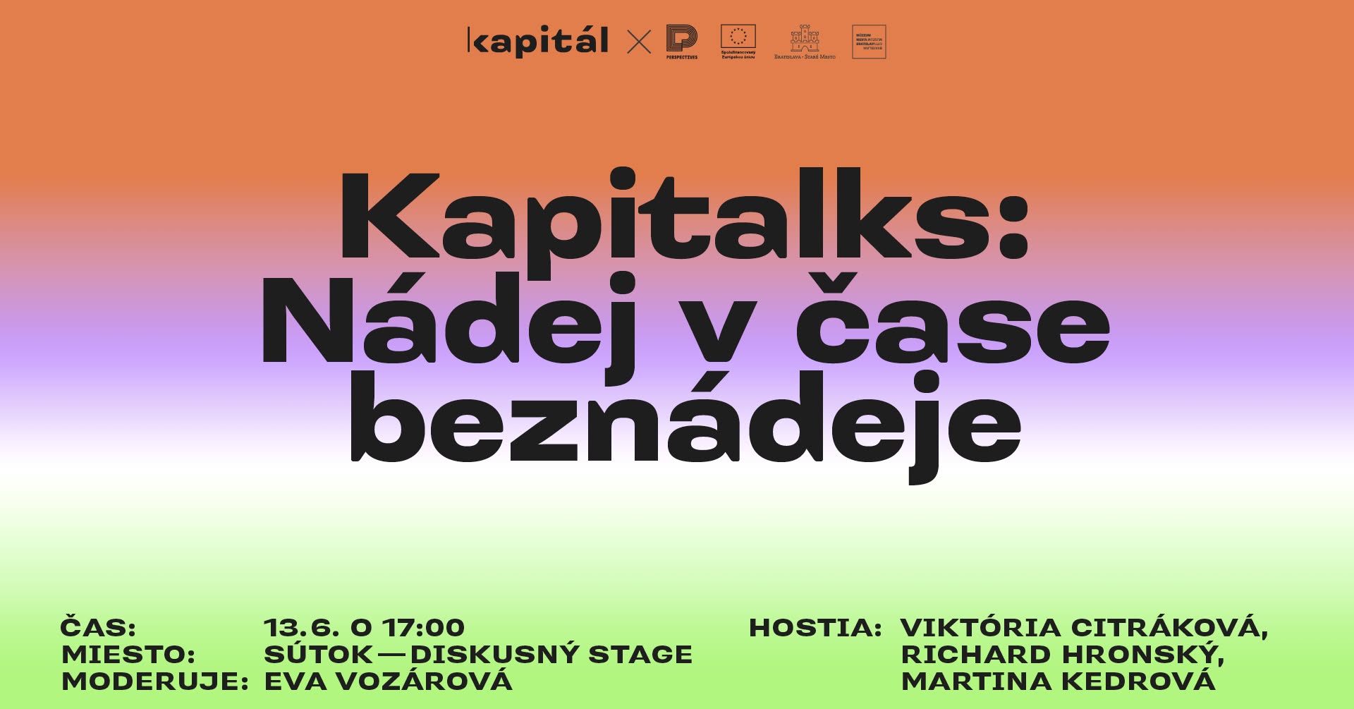 Kapitalks: ⋆.˚🦋⋆ Nádej v čase beznádeje