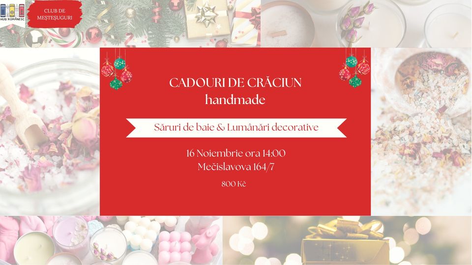Club de meșteșuguri  - Cadouri de Crăciun handmade