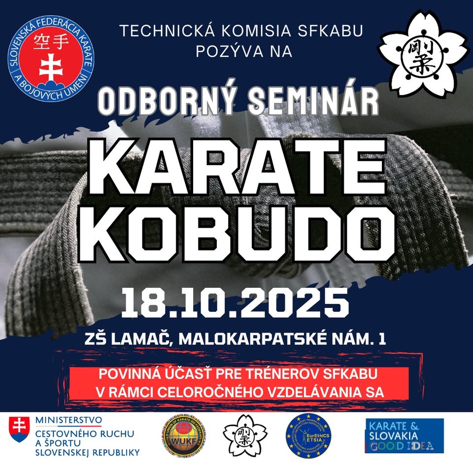 Odborný seminár karate a kobudo
