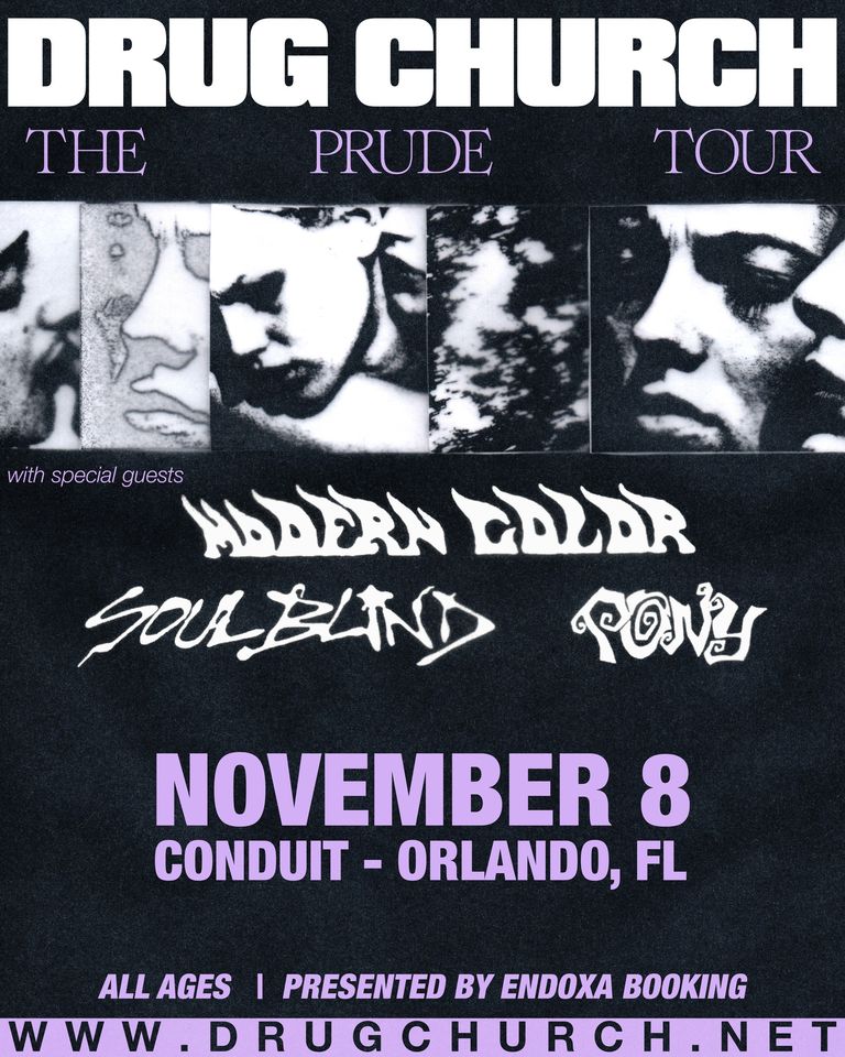 Drug Church, Modern Color, Soul Blind, and Pony in Orlando