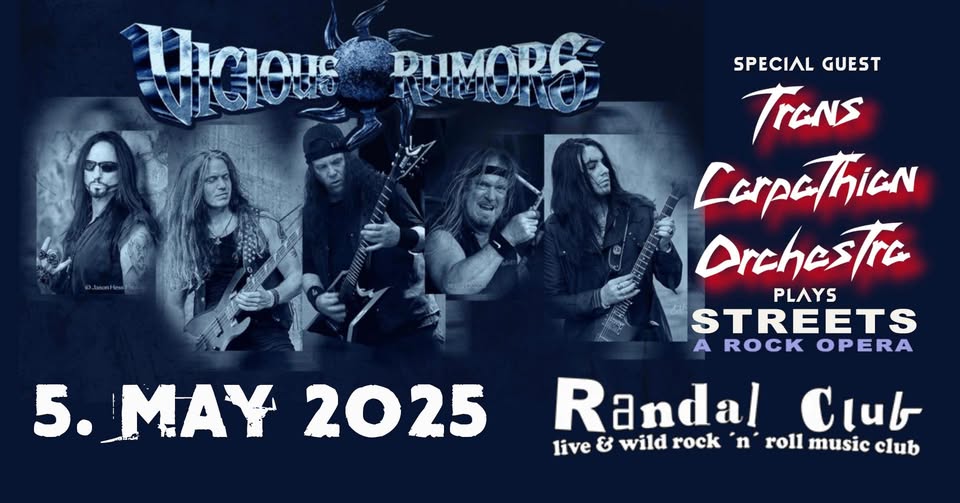 VICIOUS RUMORS Europe tour 2025