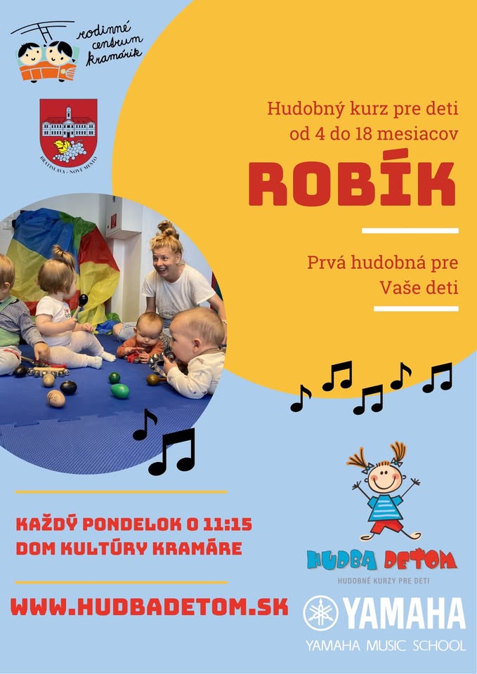 Začiatok hudobného krúžku pre najmenších Robík