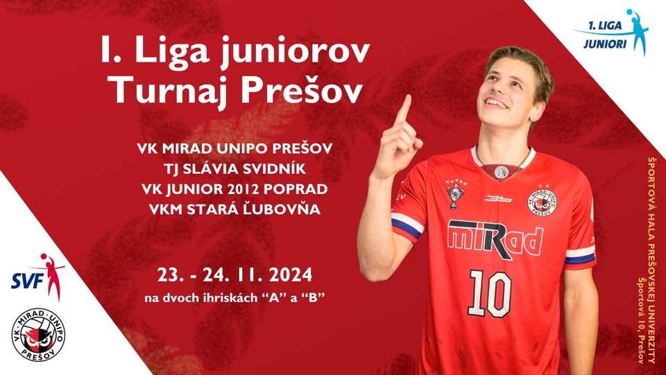 1. liga juniorov - Turnaj Prešov