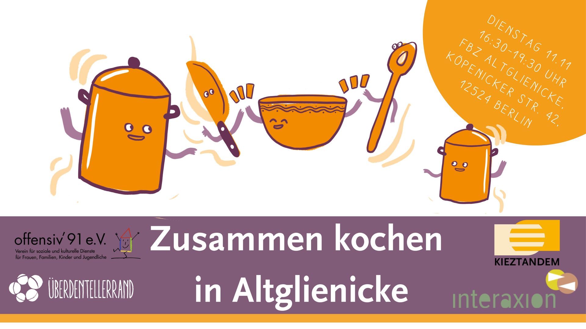 Zusammen kochen in Altglienicke