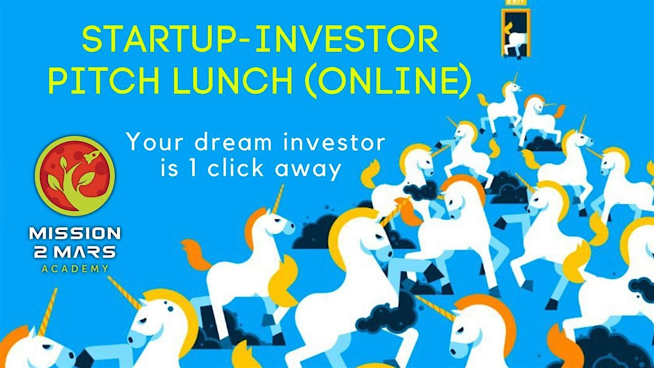 STARTUP-INVESTOR PITCH LUNCH LIVE (SILICON VALLEY - SAO PAULO)