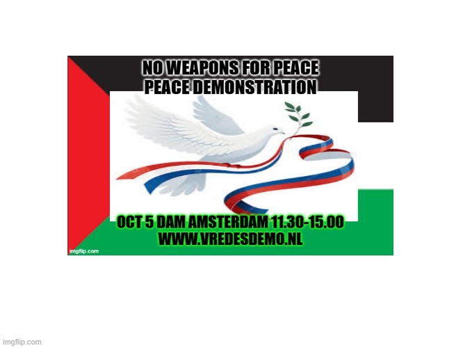 vredesdemonstratie 5 oktober 2025