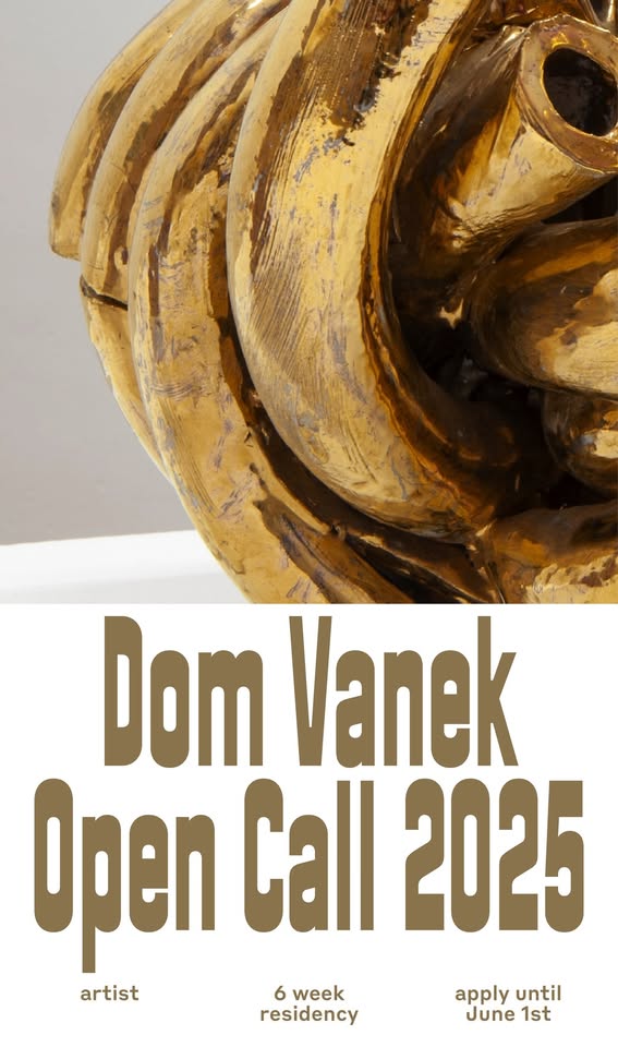 OPEN CALL_ARTIST_dom Vanek / 6 week residency