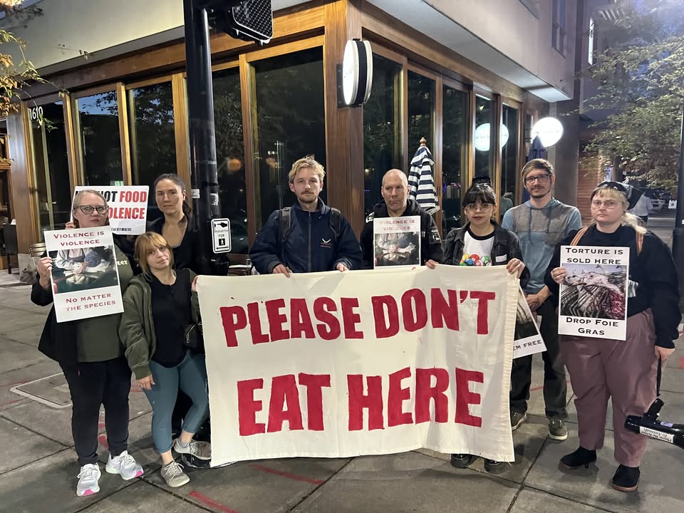 Foie Gras protest