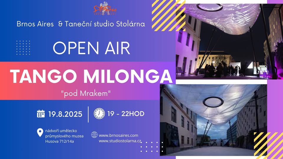 Open-air MILONGA pod Mrakem