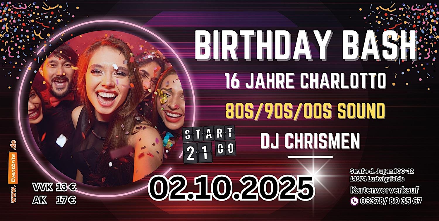 BIRTHDAY BASH