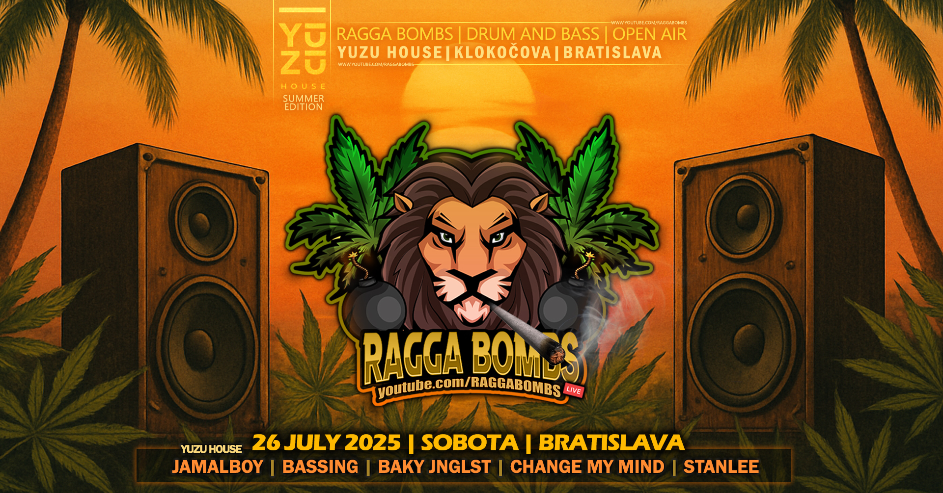 Ragga Bombs Open Air x Yuzu House 🔥🌴🌞