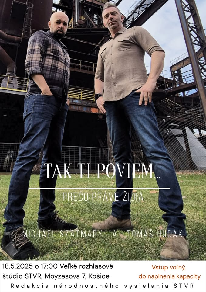 Verejná nahrávka relácie Tak ti poviem – Prečo práve židia
