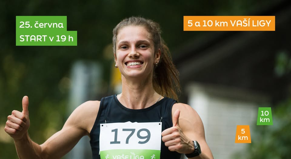 5 a 10 km VAŠÍ LIGY - červnový závod