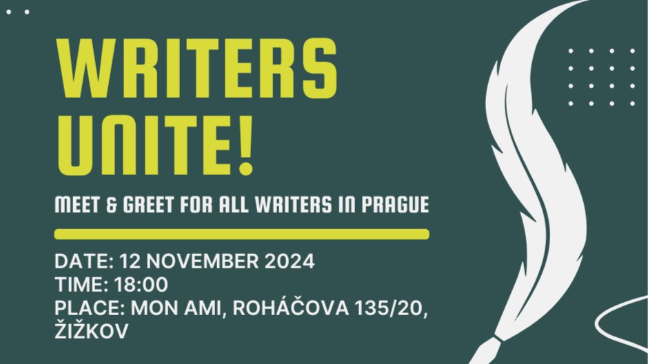 Writers unite! 12 November