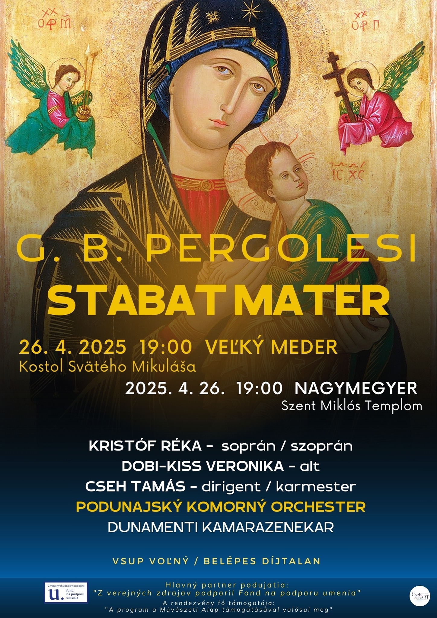 G.B. PERGOLESI: STABAT MATER || VEĽKÝ MEDER/NAGYMEGYER