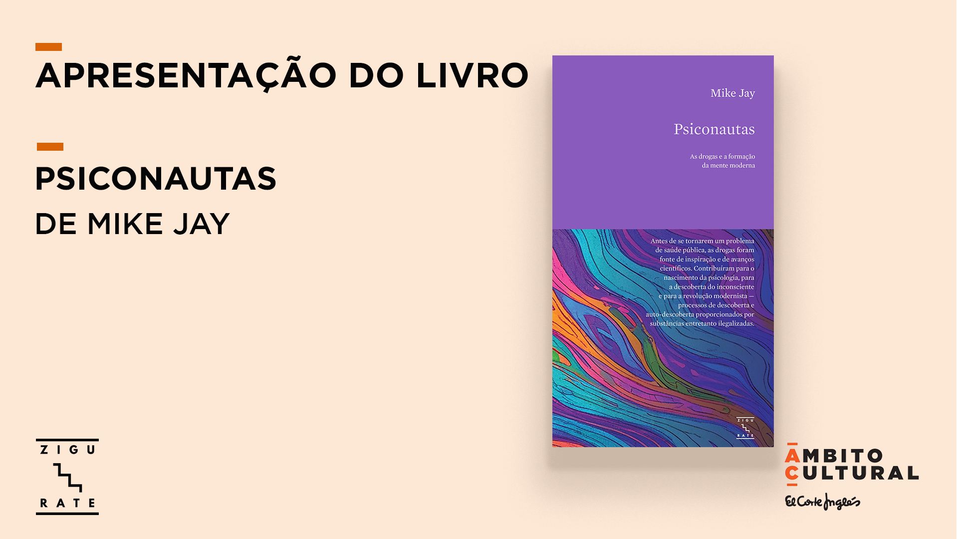 Apresentação do livro "Psiconautas" de Mike Jay com João Taborda da Gama