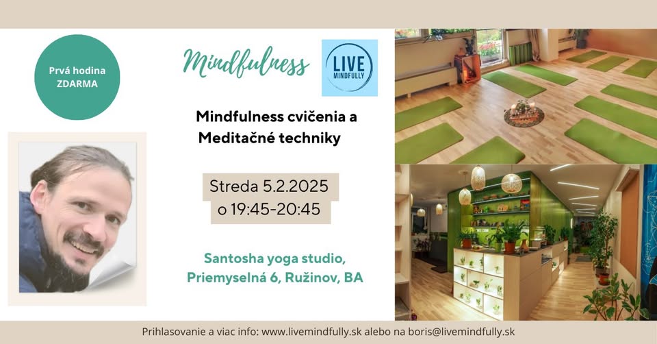 Mindfulness techniky podporujúce spojenie sa so sebou