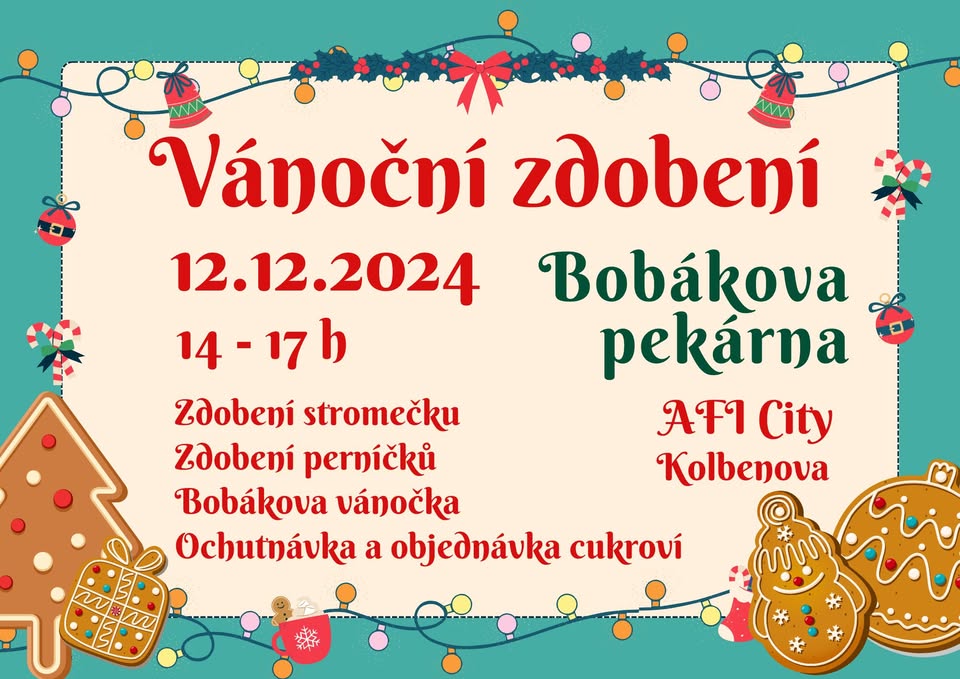 Vánoční odpoledne v Bobákově pekařství