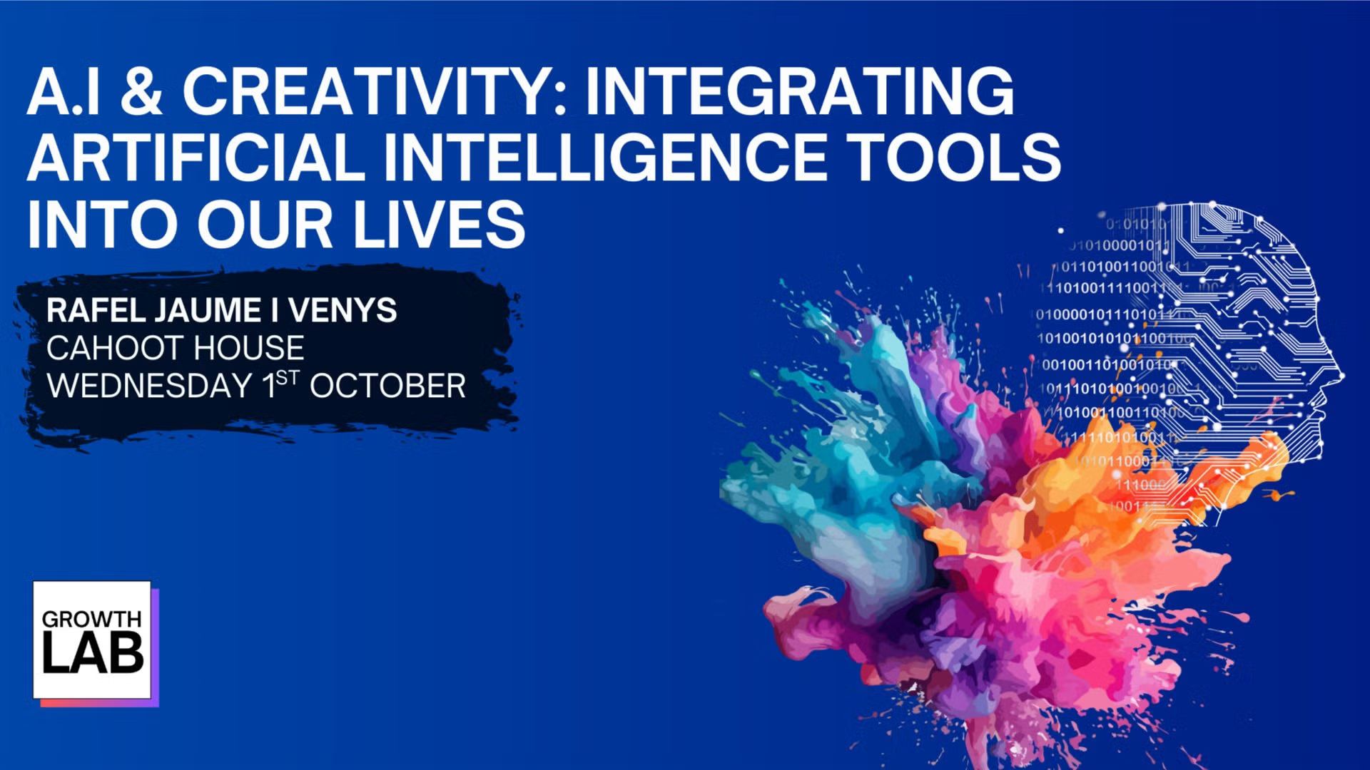 A.I & Creativity: Integrating Artificial Intelligence Tools Into Our Lives (EN)