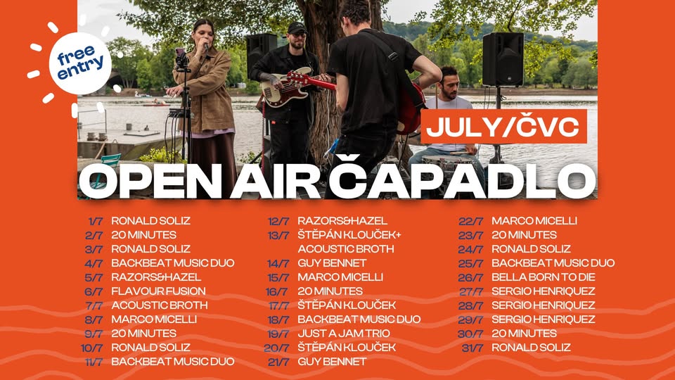 OPEN AIR ČAPADLO | CONCERTS EVERYDAY | FREE ENTRY