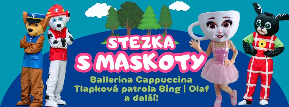 ZRUŠENO! Stezka lesem s maskoty / Praha- Kamýk