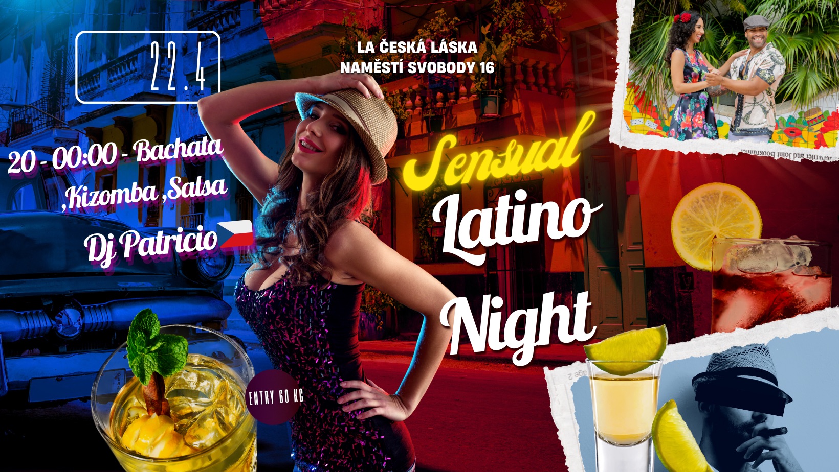 Sensual Latino Night DJ Patricio La Česká Láska