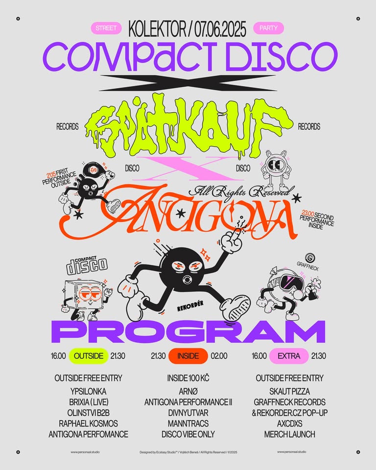 STREET PARTY w/ Antigona x Compact Disco x Spätkauf