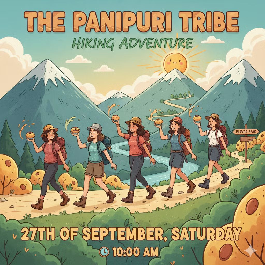 The Panipuri Tribe Autumn Hike 🍁🍂🍃