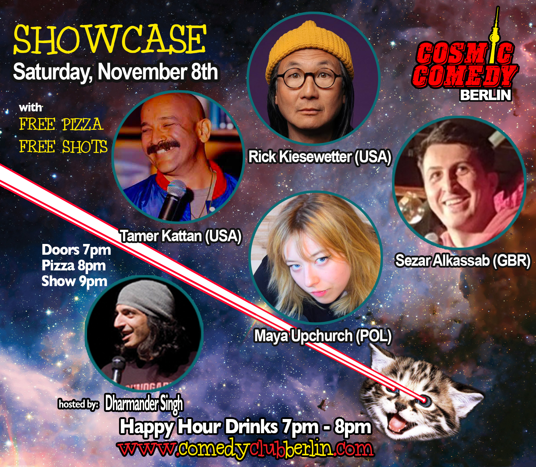 Cosmic Comedy Berlin SHOWCASE SATURDAY