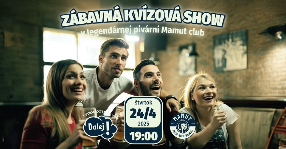 Kvíz Ďalej! v Mamute 11