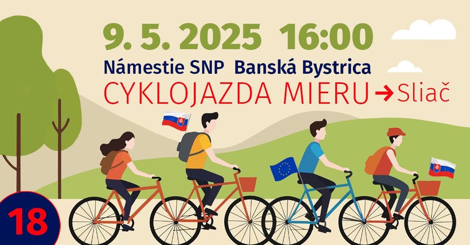 BB / CYKLOJAZDA MIERU – SLOVENSKO JE EURÓPA!