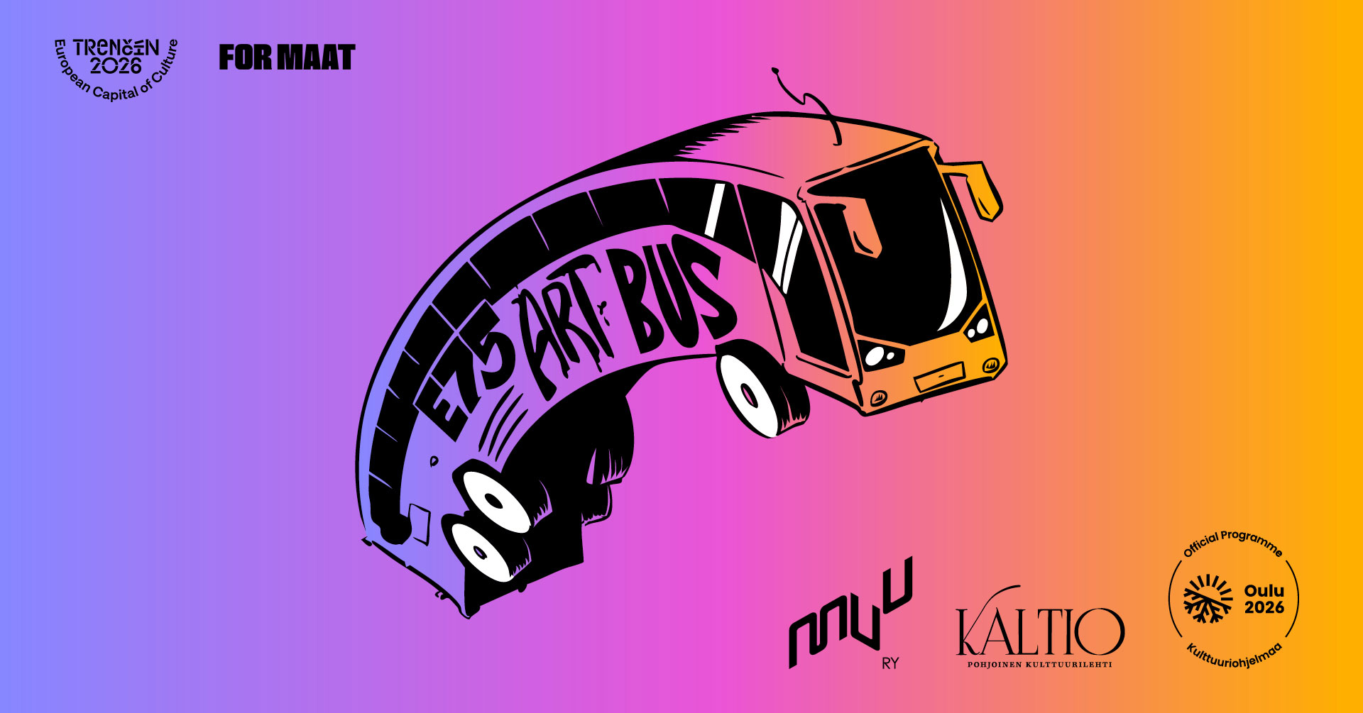 E75 Art Bus v Trenčíne