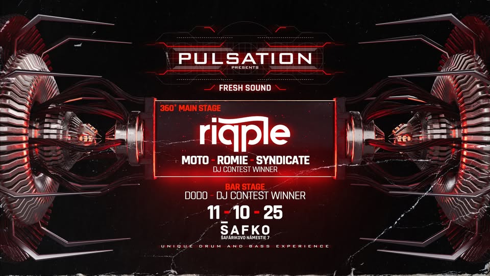 PULSATION FRESH SOUND I ŠAFKO KLUB BRATISLAVA I DRUM&BASS EVENT