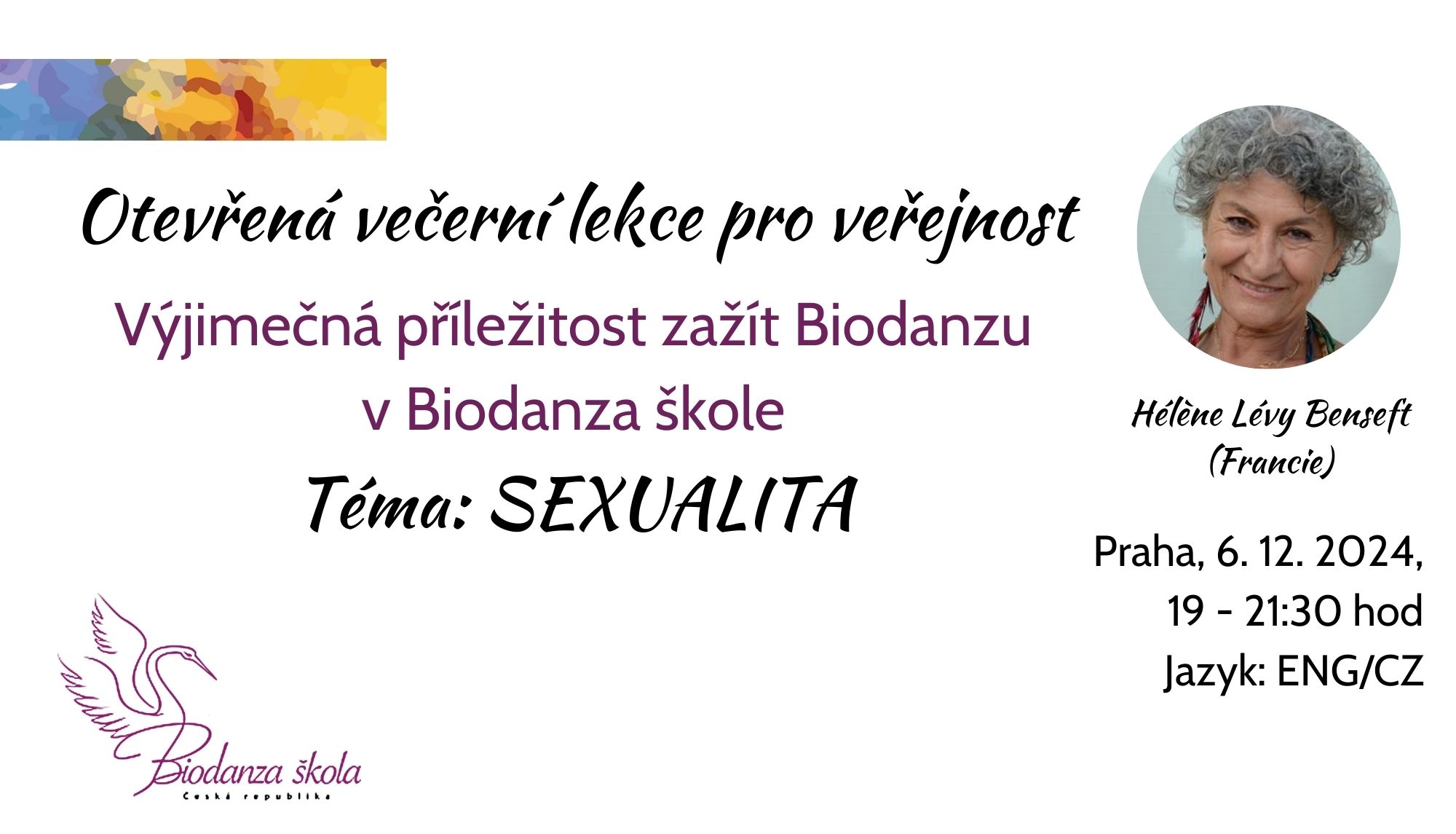 Otevřená večerní lekce pro veřejnost ~ SEXUALITA