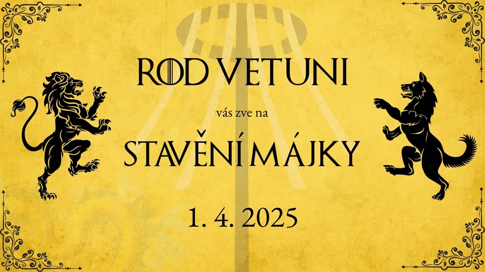 Stavění Májky s VETUNI