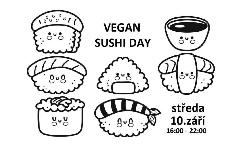 VEGAN SUSHI DAY v Holešovicích 🍣💚🍣
