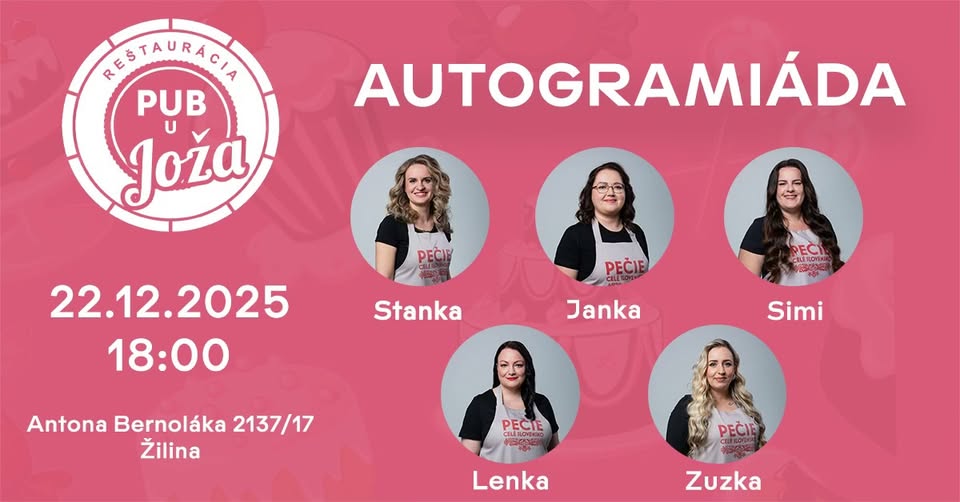 🍰 Stretnutie a autogramiáda so súťažiacimi zo šou Pečie celé Slovensko 🍰