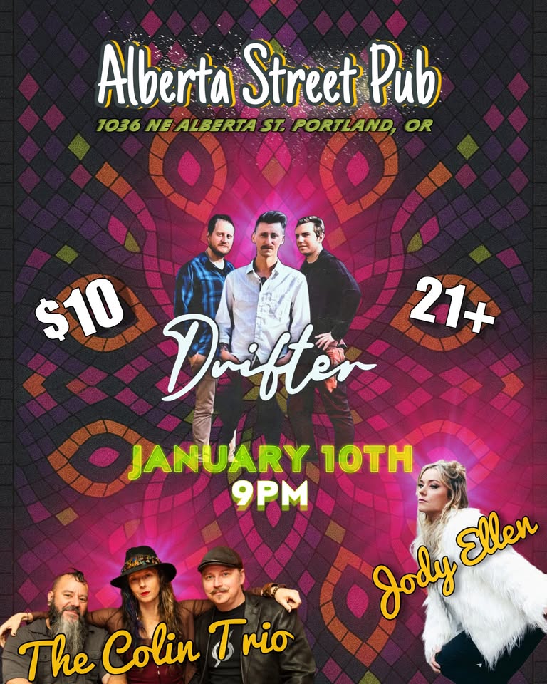 Drifter with The Colin Trio & Jody Ellen