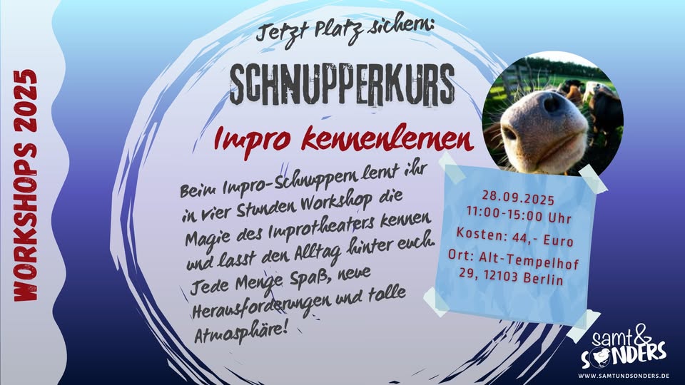 Schnupperkurs Improtheater