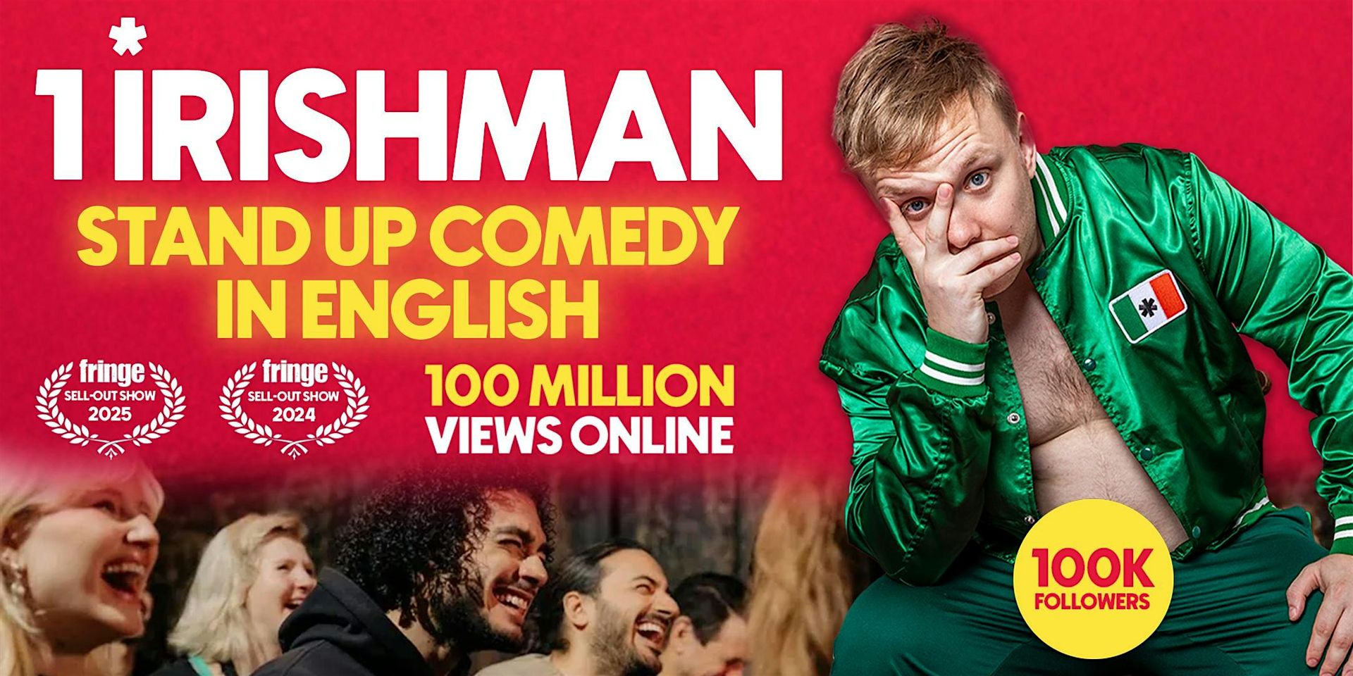 1 Irishman in Brno | A stand-up comedy show in English | 7:30PM