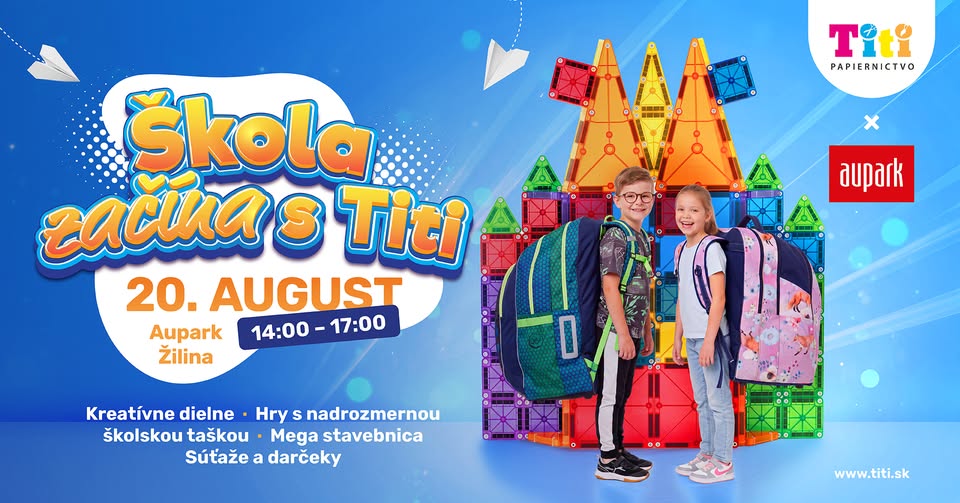 Škola začína s Titi v Auparku Žilina