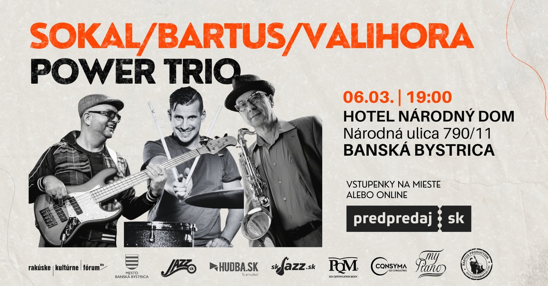 SOKAL/BARTUS/VALIHORA POWER TRIO