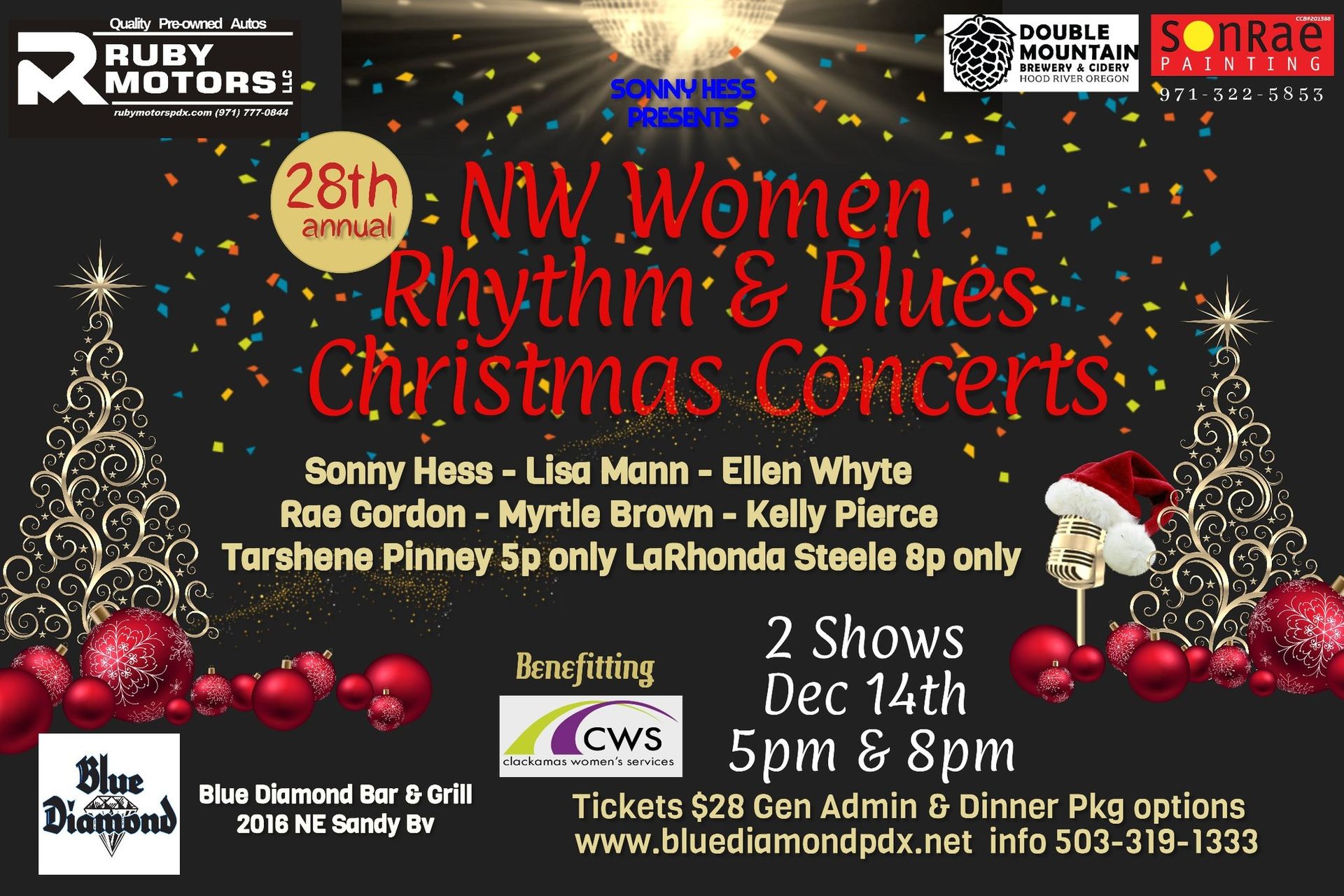 28th Annual NW Women R&B Christmas concerts