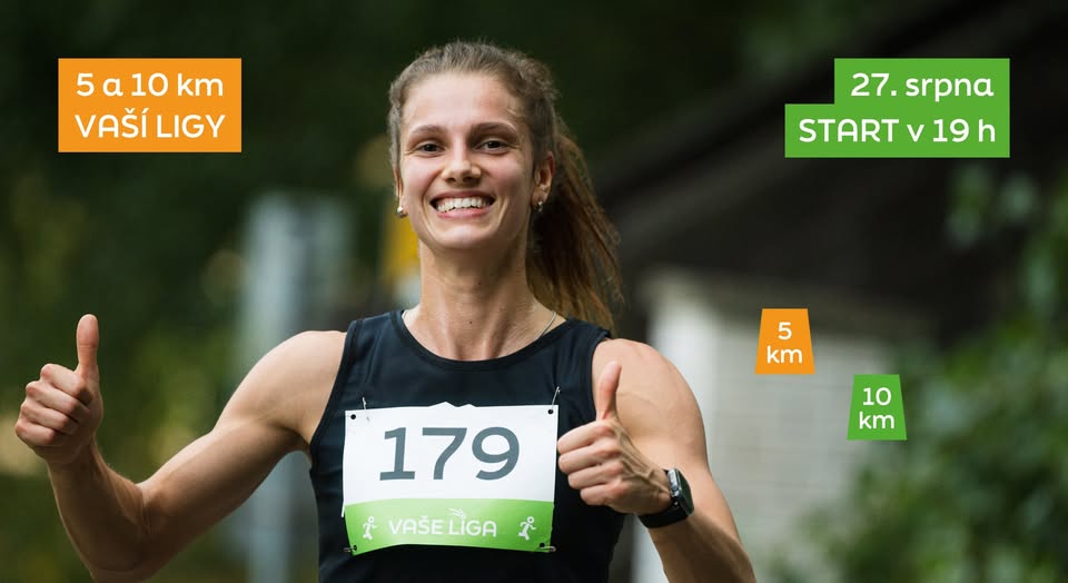 5 a 10 km VAŠÍ LIGY - srpnový závod