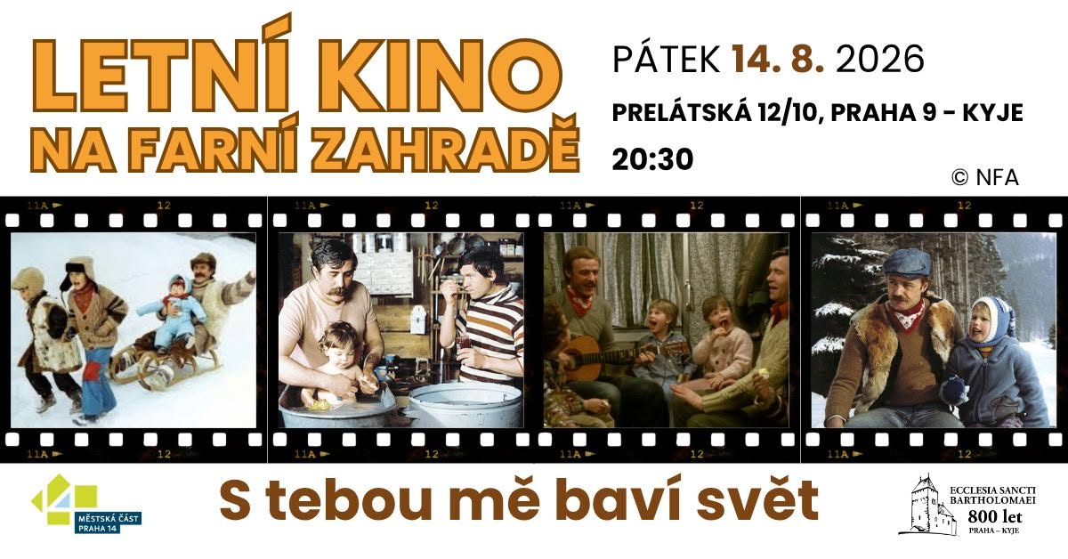 Letní kino na farní zahradě