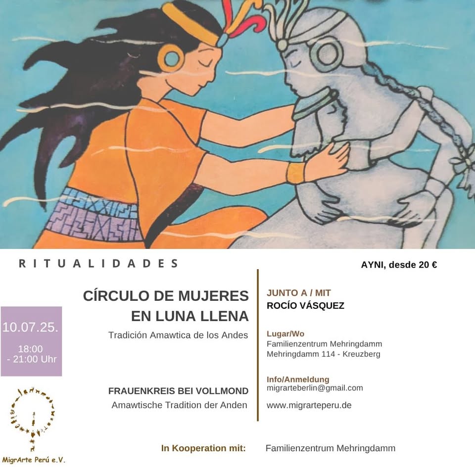 Circulo de mujeres en Luna llena
