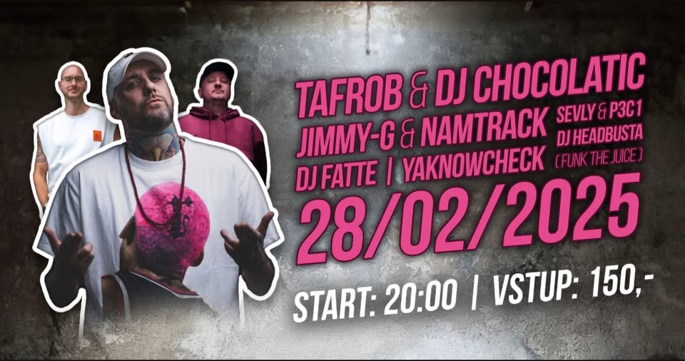 RAP - Tafrob, DJ Fatte a mnoho dalších / Panda/ Velké Meziříčí