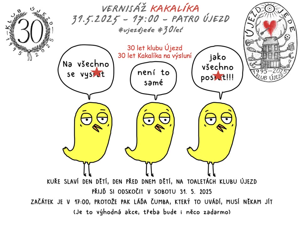 Vernisáž KAKALÍKA - 30let na výsluní