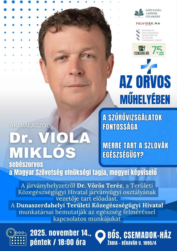 Az orvos műhelyében - találkozó Viola Miklós sebészorvossal
